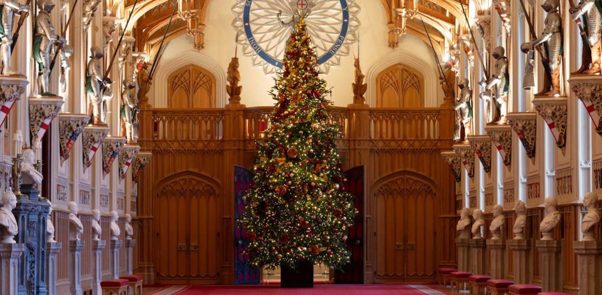 Windsor Castle Christmas credit Royal Collection Enterprises Ltd 2025, Royal Collection Trust